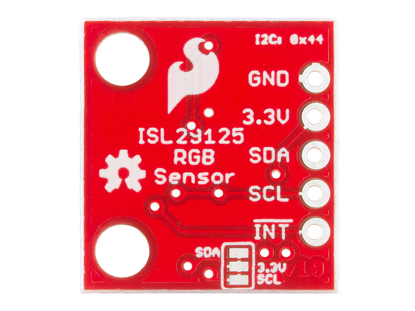디바이스마트,MCU보드/전자키트 > 센서모듈 > 빛/조도/컬러/UV > 빛/조도/CdS센서,SparkFun,SparkFun RGB Light Sensor - ISL29125 [SEN-12829],ISL29125 / 18.4mm x 17.2mm x 2.4mm / 가시광선의 스펙트럼 변화를 감지합니다.
