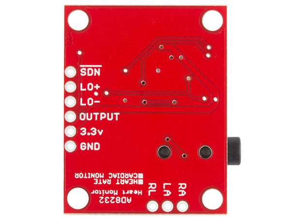 디바이스마트,MCU보드/전자키트 > 센서모듈 > 근전도/심박/바이오 > 근전도/심박센서,SparkFun,SparkFun Single Lead Heart Rate Monitor - AD8232 [SEN-12650],AD8232 SparkFun Single Lead Heart Rate Monitor / 이 제품은 의료기기가 아닙니다.
