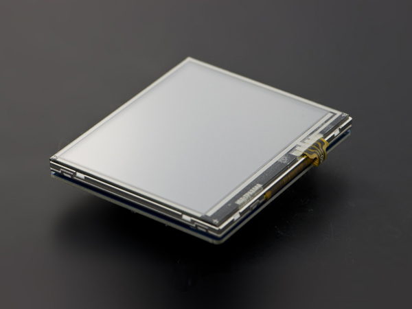 3.5' TFT Resistive Touch Shield with 4MB Flash for Arduino and mbed [DFR0348]