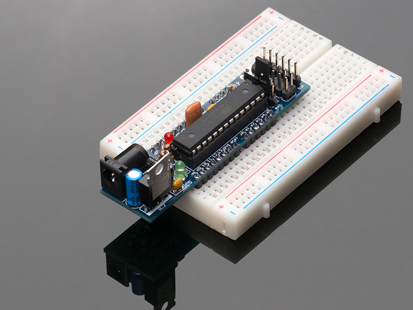 DC Boarduino (Arduino compatible) Kit (w/ATmega328) - v1.0 [ada-72]