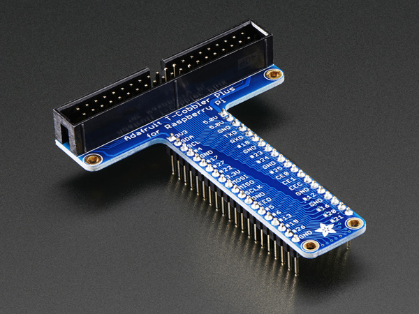Assembled Pi T-Cobbler Plus - GPIO Breakout for RasPi A+/B+/Pi 2 [ada-2028]