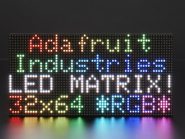디바이스마트,LED/LCD > FND/도트매트릭스 > 도트매트릭스 > 기타 도트매트릭스,Adafruit,64x32 RGB LED Matrix - 3mm pitch [ada-2279],배열 : 64x32 / 사이즈 : 191x96x15mm / 전압 : 5V / 픽셀 : 2048 / 색상 : RGB / 아두이노 호환