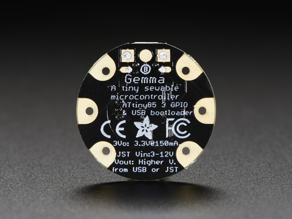 Adafruit GEMMA v2 - Miniature wearable electronic platform [ada-1222]