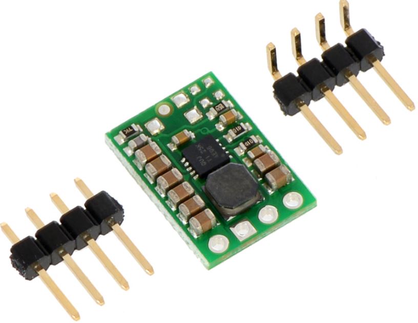 디바이스마트,전원/파워/배터리 > DC-DC 컨버터 모듈 > 승압·강하형 모듈(외장) > 비절연 스위칭 모듈,Pololu,Pololu 3.3V Step-Up/Step-Down Voltage Regulator S7V8F3 #2122,외장형 / 고정출력전압 / 1ch 출력 / 승압·강하형 비절연 스위칭 컨버터 / 입력전압 : 2.7V~11.8V / 출력전압 : 3.3V / 출력전류 : 1A / 변환효율 : 최대 90% / 입력단자 : 스루홀 / 출력단자 : 스루홀 / 패키지 : PCB