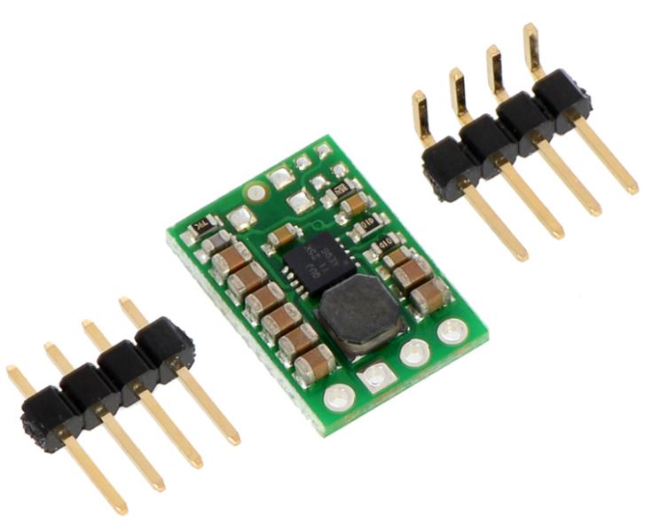 디바이스마트,전원/파워/배터리 > DC-DC 컨버터 모듈 > 승압·강하형 모듈(외장) > 비절연 스위칭 모듈,Pololu,Pololu 5V Step-Up/Step-Down Voltage Regulator S7V8F5 #2123,외장형 / 고정출력전압 / 1ch 출력 / 승압·강하형 비절연 스위칭 컨버터 / 입력전압 : 2.7V~11.8V / 출력전압 : 5V / 출력전류 : 1A / 변환효율 : 최대 90% / 입력단자 : 스루홀 / 출력단자 : 스루홀 / 패키지 : PCB