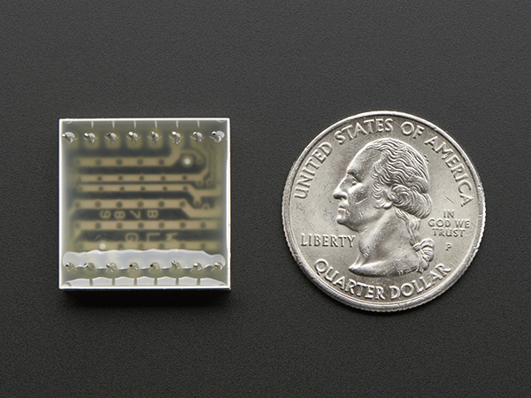 디바이스마트,LED/LCD > FND/도트매트릭스 > 도트매트릭스 > 8X8 도트매트릭스,Adafruit,Miniature Ultra-Bright 8x8 White LED Matrix [ada-1079],배열 : 8x8 / 사이즈 : 0.8inch / 전압 : 3.2V / 전력 : 100mW / 픽셀 : 64 / 색상 : 화이트(White) / 아두이노 호환