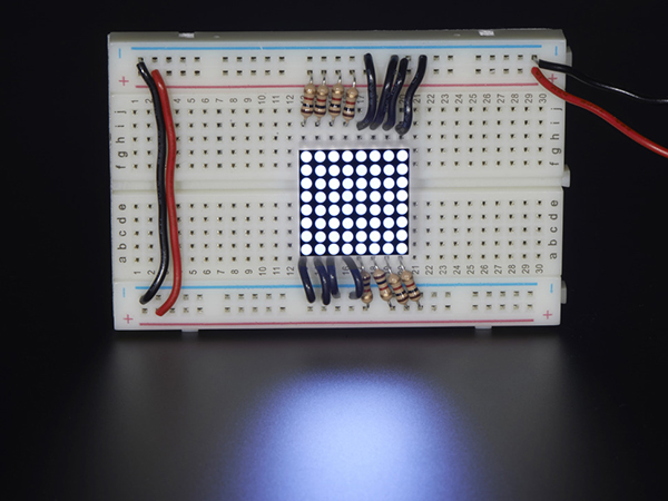 디바이스마트,LED/LCD > FND/도트매트릭스 > 도트매트릭스 > 8X8 도트매트릭스,Adafruit,Miniature Ultra-Bright 8x8 White LED Matrix [ada-1079],배열 : 8x8 / 사이즈 : 0.8inch / 전압 : 3.2V / 전력 : 100mW / 픽셀 : 64 / 색상 : 화이트(White) / 아두이노 호환