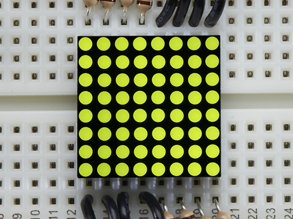 디바이스마트,LED/LCD > FND/도트매트릭스 > 도트매트릭스 > 8X8 도트매트릭스,Adafruit,Miniature 8x8 Yellow-Green LED Matrix [ada-861],배열 : 8x8 / 사이즈 : 0.8inch / 전압 : 2.2V / 전력 : 70mW / 픽셀 : 64 / 색상 : 옐로우그린(Yellow Green) / 아두이노 호환