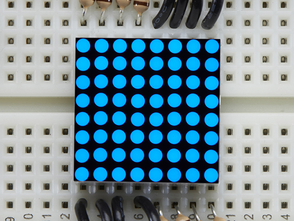 디바이스마트,LED/LCD > FND/도트매트릭스 > 도트매트릭스 > 8X8 도트매트릭스,Adafruit,Miniature 8x8 Blue LED Matrix [ada-956],배열 : 8x8 / 사이즈 : 0.8inch / 전압 : 3.2V / 전력 : 100mW / 픽셀 : 64 / 색상 : 블루(Blue) / 아두이노 호환