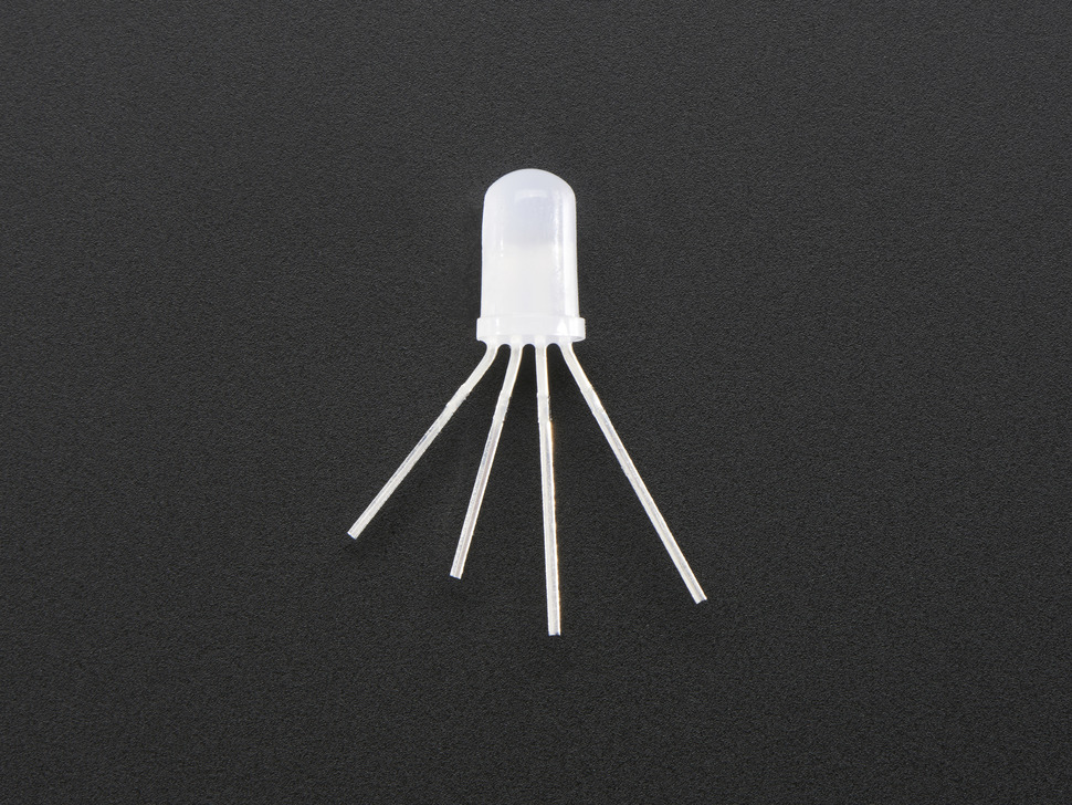 디바이스마트,LED/LCD > 일반 LED부품 > 멀티칼라 LED > 5색 이상 LED,Adafruit,NeoPixel Diffused 5mm Through-Hole LED - 5 Pack [ada-1938],사이즈 : 5mm / 전압 : 5V / 전류 : 18.5mA / 색상 : RGB