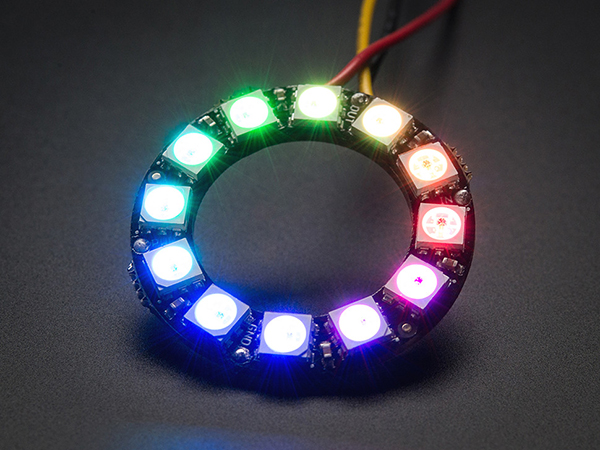 NeoPixel Ring - 12 x WS2812 5050 RGB LED with Integrated Drivers [ada-1643]