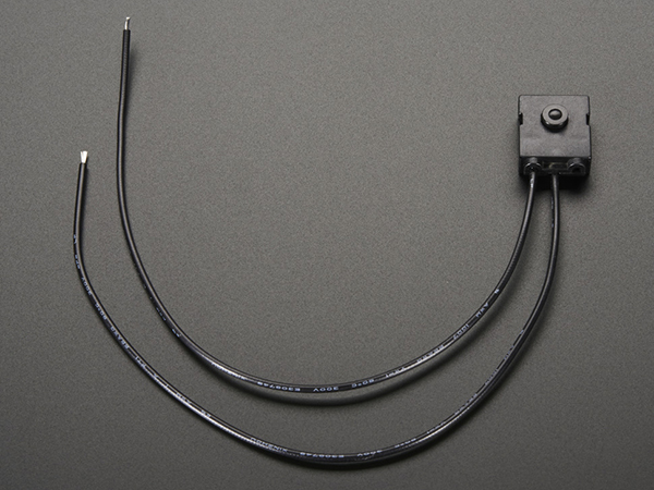 디바이스마트,MCU보드/전자키트 > 전원/신호/저장/응용 > 웨어러블 > 기타 부품,Adafruit,Tactile On/Off Switch with Leads [ada-1092],최대 14V and 2 Amps / Length of wires: 190mm / Body: 16mm x 15mm x 6mm