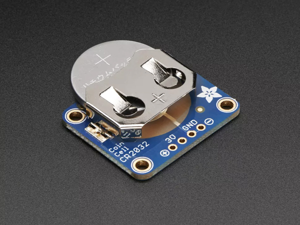 디바이스마트,MCU보드/전자키트 > 전원/신호/저장/응용 > 충전/배터리/전원,Adafruit,20mm Coin Cell Breakout Board (CR2032) [ada-1870],2032 코인 셀 배터리용 브레이크아웃 보드 / 23.5mm x 28mm x 1.6mm