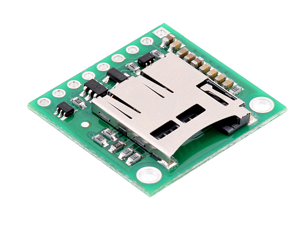 Breakout Board for microSD Card with 3.3V Regulator and Level Shifters #2587