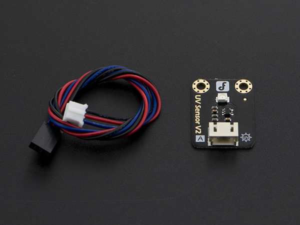 디바이스마트,MCU보드/전자키트 > 센서모듈 > 빛/조도/컬러/UV > 컬러/UV센서,DFROBOT,UV Sensor V2 [SEN0162],자외선 측정센서, Sensitivity Wave Length: 200-370nm