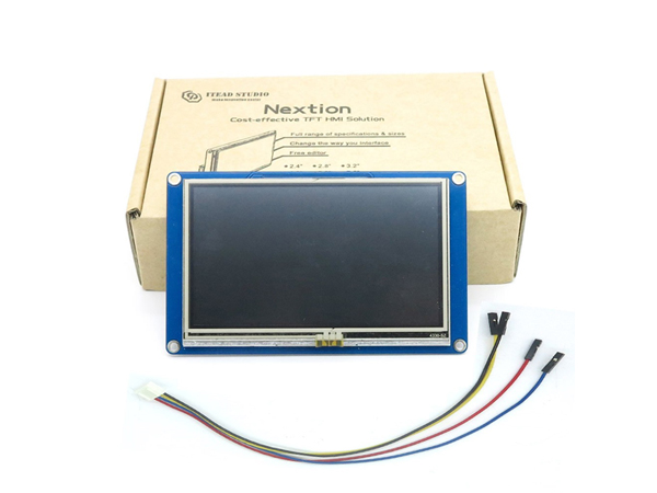 Nextion HMI LCD, 감압식 터치, 4.3인치 NX4827T043 , 기본형