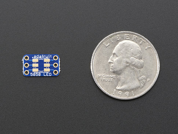 디바이스마트,MCU보드/전자키트 > 디스플레이 > LED,Adafruit,5050 LED breakout PCB - 10 pack! [ada-1762],5050 LED breakout PCB set / 5050 sized LED를 납땜하여 활용할 수 있는 PCB / 10개 1묶음 / 13mm x 8mm