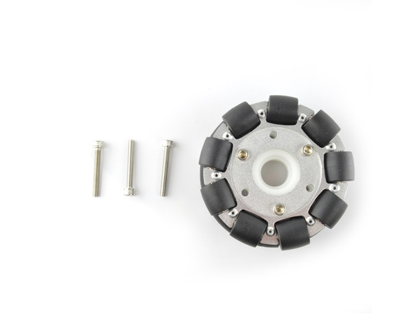 100mm Double Aluminium Omni Wheel /W Bearing Rollers [NX-14054]