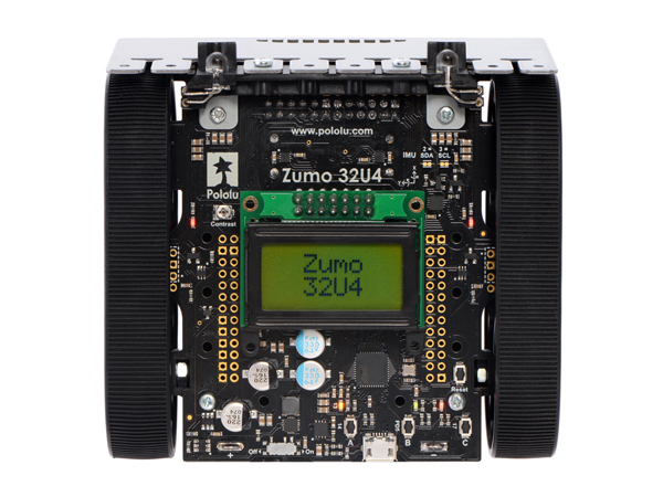 디바이스마트,MCU보드/전자키트 > 교육용키트/로봇 > 교육용로봇/자동차,Pololu,Zumo 32U4 Robot (Assembled with 100:1 HP Motors) #3127,아두이노 호환(ATmega32U4 MCU 기반), 작은 사이즈(10cm x 10cm)의 다목적 로봇입니다. KIT제품과는 다르게 2개의 100:1 HP Micro 기어모터가 포함되어 있으며 조립이 되어있는 제품입니다.