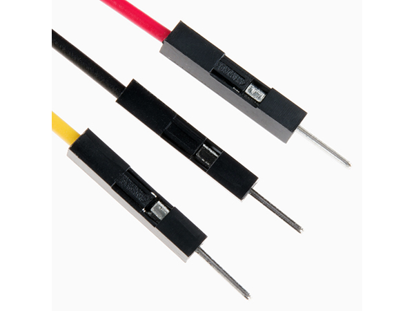 디바이스마트,케이블/전선 > 점퍼/하네스/악어/바나나 > 점퍼 와이어/케이블,SparkFun,JST to Breadboard Jumper (3-pin) [CAB-13685],3핀 브레드보드 점퍼 / 140mm / the female JST connector 2mm pitch