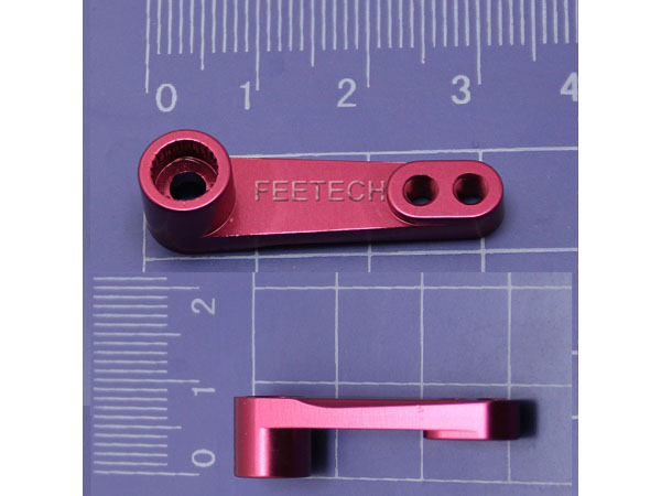 디바이스마트,기계/제어/로봇/모터 > 모터류 > 서보모터 > 서보모터용 악세사리,FeeTech,FEETECH Metal Servo Arm Horn Spline 25T 3.2CM [FK-AP-14],FT Standard Servo용 25T Half Size Metal Servo Arm / Aluminum / Silvery Color / 32 × 8.2 × 8.3 mm