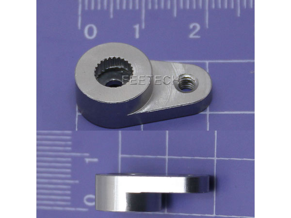 디바이스마트,기계/제어/로봇/모터 > 모터류 > 서보모터 > 서보모터용 악세사리,FeeTech,FEETECH Metal Servo Arm Horn Spline 25T 2.1CM [FK-AP-18],FT Standard Servo용 25T Half Size Metal Servo Arm / Aluminum / Silvery Color / 21 × 12 × 6 mm