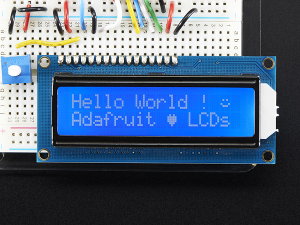 디바이스마트,LED/LCD > LCD 캐릭터/그래픽 > 캐릭터 LCD,Adafruit,Assembled Standard LCD 16x2 + extras - White on Blue [ada-1447],16글자 2줄 / 흰색글씨 파랑바탕 / 연결포트 0.1인치 pitch / 외국어 지원 / 핀헤더가 납땜되어 있습니다.