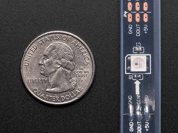 디바이스마트,LED/LCD > LED 인테리어조명 > LED 스트립,Adafruit,Adafruit NeoPixel Digital RGB LED Strip - Black 30 LED - BLACK [ada-2552],black flex PCB 제품 / IP65 weatherproof / 1m당 30개의 digitally-addressable pixel LED / 너비 12.5mm(casing 제거시 10mm) / 5V DC 전원 공급 필요(6V이상 절대 사용 금지) /1m단위 판매 제품