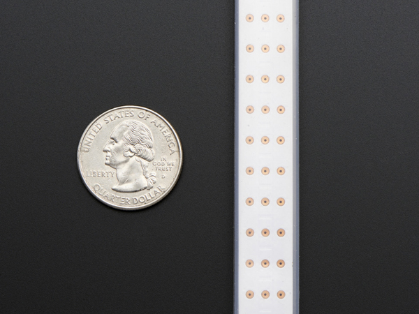 디바이스마트,LED/LCD > LED 인테리어조명 > LED 스트립,Adafruit,Adafruit NeoPixel Digital RGB LED Strip 144 LED - 1m White - WHITE [ada-1507],white flex PCB 제품 / weatherproof / 1m당 144개의 individually-controllable LED / 너비 14mm / 5V DC 전원 공급 필요(6V이상 절대 사용 금지) / 1개 - 1m