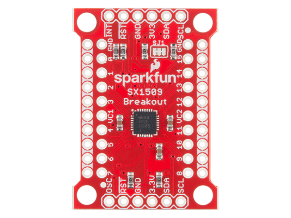 디바이스마트,LED/LCD > 드라이버/컨트롤러 > LED 드라이버,SparkFun,SparkFun 16 Output I/O Expander Breakout - SX1509 [BOB-13601],I2C 인터페이스를 16개의 추가 GPIO 채널로 이용가능 / LED 드라이버와 키패드 스캐닝 엔진 포함