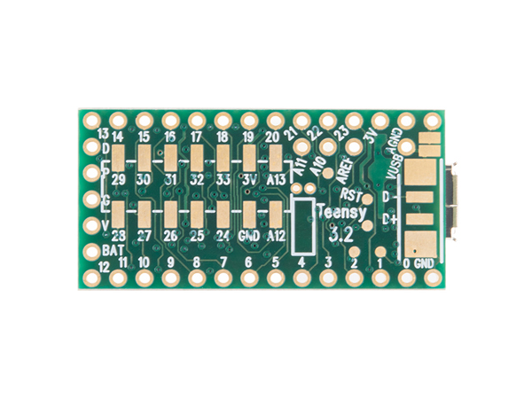 디바이스마트,오픈소스/코딩교육 > 아두이노 > 아두이노 호환보드,SparkFun,Teensy 3.2 [DEV-13736],32 bit ARM Cortex-M4 72 MHz CPU / 256K Flash Memory / 64K RAM / 21 High resolution Analog Inputs