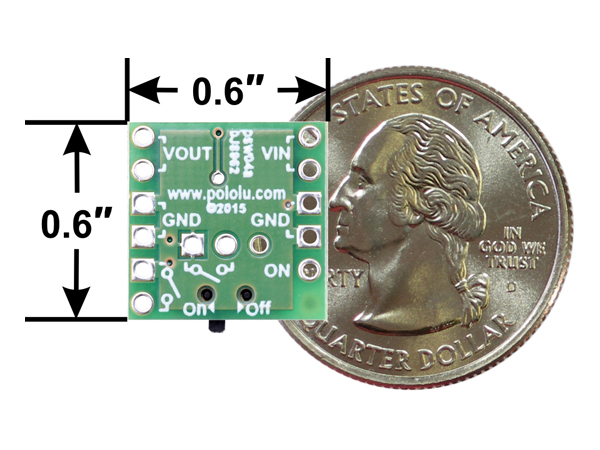 디바이스마트,MCU보드/전자키트 > 버튼/스위치/제어/RTC > 모터/모터컨트롤,Pololu,Mini MOSFET Slide Switch with Reverse Voltage Protection, SV #2811,4A at 4.5V ~ 40V / 역전압 방지