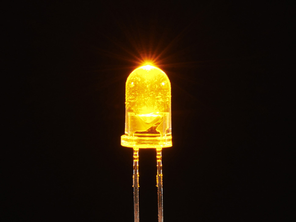 Super Bright Yellow 5mm LED (25 pack) [ada-2700]