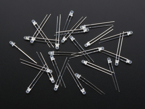 디바이스마트,LED/LCD > 일반 LED부품 > 멀티칼라 LED > 5색 이상 LED,Adafruit,Diffused White 3mm LED (25 pack) [ada-778],사이즈 : 3mm / 전압 : 3.0~3.4V / 전류 : 20mA / 색상 : 화이트(White)