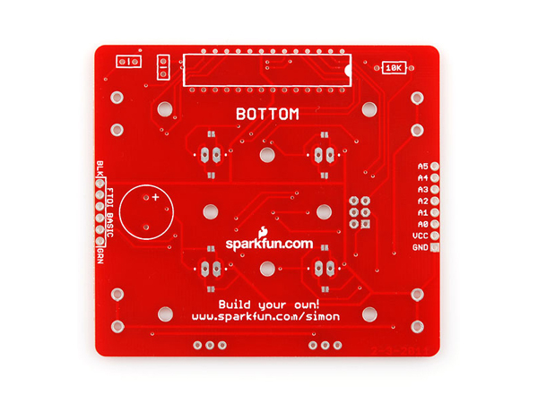 디바이스마트,MCU보드/전자키트 > 교육용키트/로봇 > 교육용키트 > 전기/전자/회로,SparkFun,SparkFun Simon Says - Through-Hole Soldering Kit [KIT-10547],홀이 뚫려 있는 납땜 교육 키트로써 2x AA배터리를 포함하고있습니다.