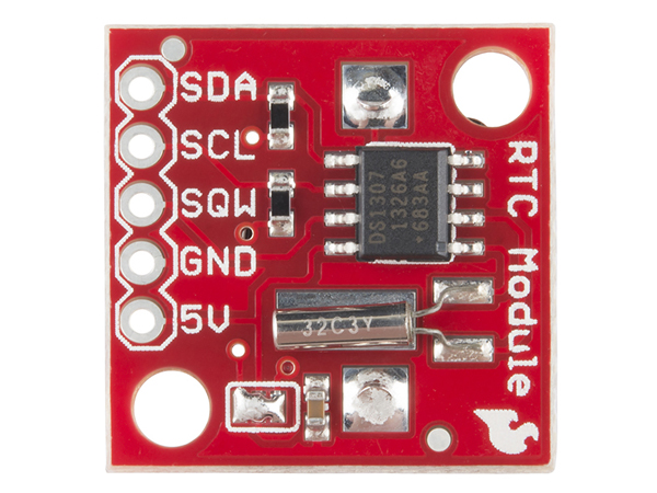디바이스마트,MCU보드/전자키트 > 버튼/스위치/제어/RTC > RTC/타이머,SparkFun,SparkFun Real Time Clock Module [BOB-12708],년, 월, 일, 현재시간을 알 수 있습니다. CR1225 리튬 코인 배터리 포함.  충전없이 9~17년 사용가능
