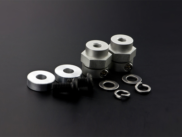 5mm Rubber Wheel Coupling Kit (Pair) [FIT0387]
