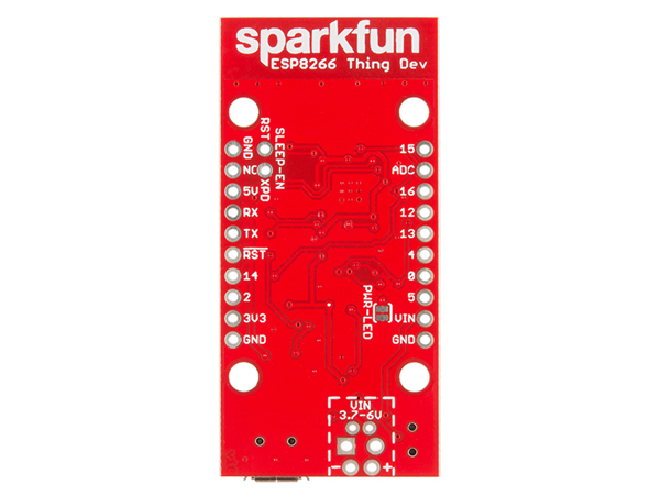디바이스마트,MCU보드/전자키트 > 통신/네트워크 > 와이파이,SparkFun,SparkFun ESP8266 Thing - Dev Board [WRL-13711],All module pins broken out  / On-board FTDI USB-to-Serial / Wi-Fi Direct (P2P), soft-AP / Integrated TCP/IP protocol stack