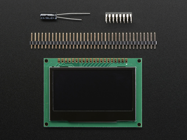 Monochrome 2.42' 128x64 OLED Graphic Display Module Kit  [ada-2719]