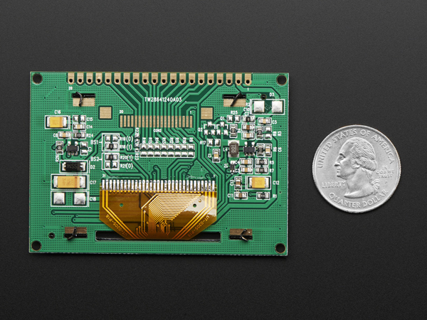 디바이스마트,MCU보드/전자키트 > 디스플레이 > LCD/OLED,Adafruit,Monochrome 2.42' 128x64 OLED Graphic Display Module Kit  [ada-2719],2.42인치의 직사각형 디스플레이입니다. 128x64 개별적인 OLED 픽셀로 구성되어있습니다. 8비트 모드에서 SPI나 I2C 모드로 바꿀수 있습니다.