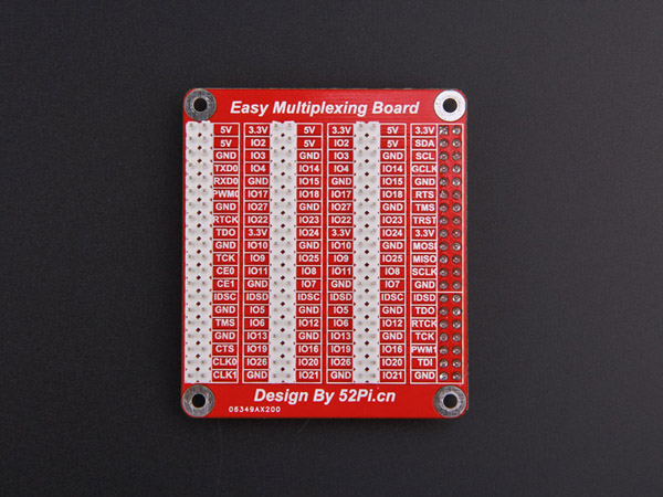 디바이스마트,오픈소스/코딩교육 > 라즈베리파이 > 라즈베리파이 확장보드/HAT,Seeedstudio,라즈베리파이 PiGPIO Triple Expand Board [114990168],The Raspberry Pi GPIO Triple Expand Board converts the single GPIO header on the Raspberry Pi B+/A+ into three