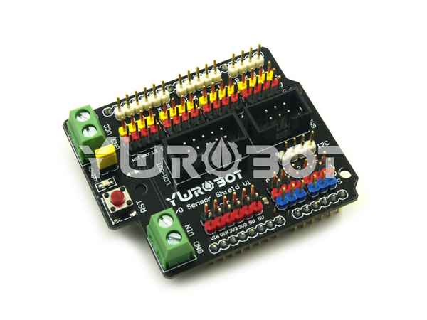 디바이스마트,오픈소스/코딩교육 > 아두이노 > 아두이노 호환쉴드,YwRobot,아두이노 우노 R3 IO 확장 쉴드 [ARD030100],Fully compatible with Arduino UNO R3 interfaces New color pin seat, yellow digital port, blue for the analog port, red for the power connector, for easy identification