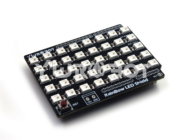 WS2812 레인보우 LED 쉴드 [ARD050600]