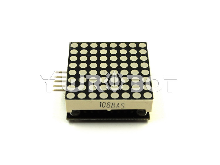 디바이스마트,오픈소스/코딩교육 > 아두이노 > 아두이노 LED/LCD모듈,YwRobot,8 X 8 LED 도트 매트릭스 모듈 [DIS040007],Color: Red  Voltage: 5V Chip: MAX7219 LED: 8 * 8 common cathode lattice, removable