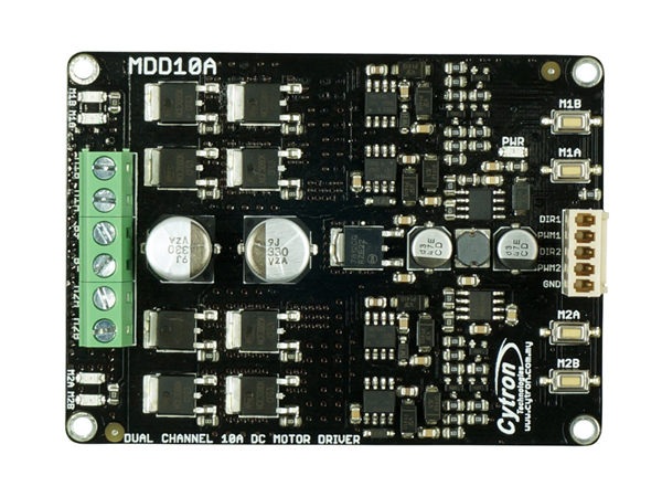 Dual Channel 10A DC Motor Driver [MDD10A]