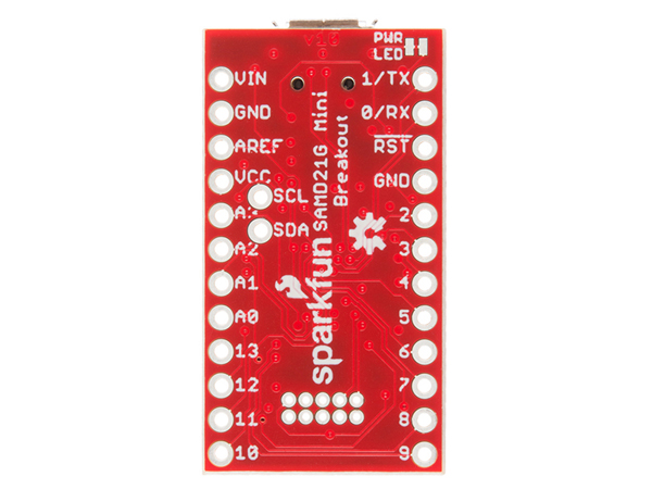 디바이스마트,오픈소스/코딩교육 > 아두이노 > 아두이노 호환보드,SparkFun,SparkFun SAMD21 Mini Breakout [DEV-13664],아두이노 프로 미니 사이즈의 제품으로 Atmel사의 ATSAMD21G18 32비트 ARM Cortex-M0+ 프로세서(256KB Flash, 32KB SRAM, 48Mhz)를 탑재한 제품입니다.