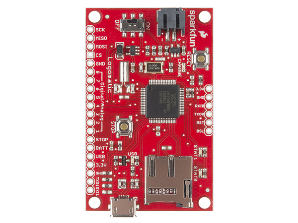 디바이스마트,MCU보드/전자키트 > 전원/신호/저장/응용 > SD/TF/메모리,SparkFun,SparkFun Logomatic v2 - Serial SD Datalogger (FAT32) [WIG-12772],MCU에 LPC2148 USB 부트로더를 탑재하여 펌웨어를 수정 가능합니다. USB 대용량 저장장치 스택을 사용하여 PC에 연결하면 팰리시 디스크로 나타납니다