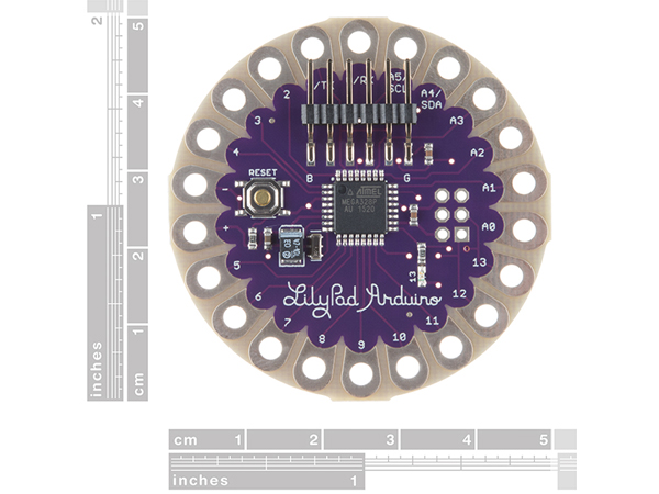 디바이스마트,MCU보드/전자키트 > 전원/신호/저장/응용 > 웨어러블 > 보드/모듈/키트,SparkFun,LilyPad Arduino 328 Main Board [DEV-13342],아두이노 부트로더가 장착된 Atmega328 마이크로컨트롤러가 탑재되어 있습니다.