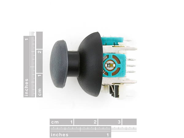디바이스마트,MCU보드/전자키트 > 버튼/스위치/제어/RTC > 버튼/스위치/조이스틱,SparkFun,Thumb Joystick [COM-09032],PS2 조이스틱과 유사하게 생긴 조이스틱으로 두개의 축으로 움직이는 포텐셔미터와 같습니다 포텐셔미터는 각각 ~10입니다