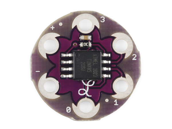 디바이스마트,MCU보드/전자키트 > 전원/신호/저장/응용 > 웨어러블 > 보드/모듈/키트,SparkFun,LilyTiny [DEV-10899],소형 마이크로 컨트롤러로 별도의 프로그래머 모듈을 사용하여 프로그래밍이 가능합니다